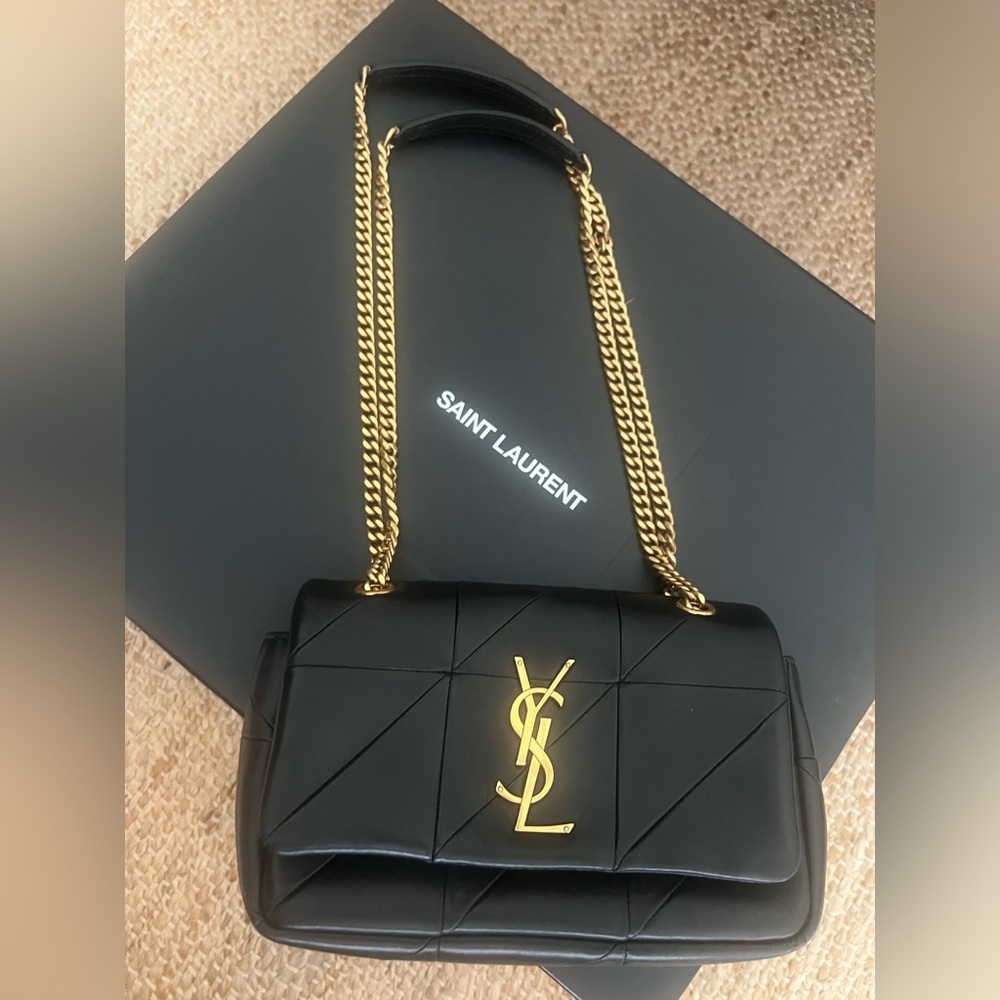 Lambskin Saint Laurent Jamie crossbody bag perfect gift- full set!!